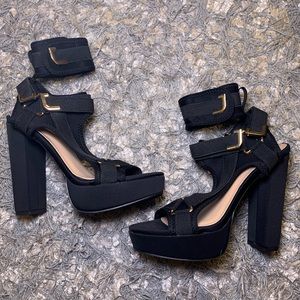 MONALISA - BLACK – Hot Miami Shoes